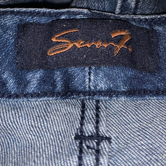 Seven7 Women Jeans distressed size 12 - Picture 7 of 9